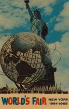 Listing image for 1964 New York World's Fair Vintage Style Travel Poster - 11x17 world of tomorrow