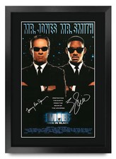 Listing image for Men in Black Movie Poster Cast Signed Printed Autograph A3 Framed Memorabilia