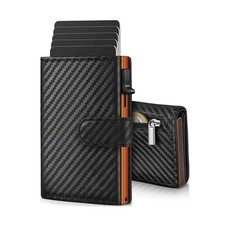 Listing image for RFID Pop Up Wallet for Men Slim Credit Card Holder Coin Pocket Minimalist UK