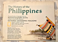 Listing image for National Geographic July 1986 Map Poster The History of the Philippines