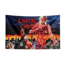 Listing image for CANNIBAL CORPSE HEAVY DEATH METAL BAND FLAG BANNER TAPESTRY POSTER MEMORABILIA