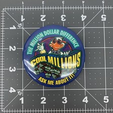 Listing image for Vintage OV Las Vegas Nevada Gaming Pin Cool Millions Rare Memorabilia