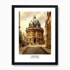 Listing image for Oxford University 2 Watercolor Trav Framed Wall Art Poster Canvas Print Picture