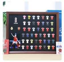 Listing image for ⚽ Soccer Star Jersey Pin Badge Display Frame Football Collectible Gift