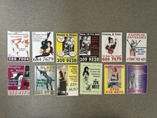 Listing image for 12 Highly Collectible Genuine London Soho Red Phone Box Cards Early 1990’s Rare