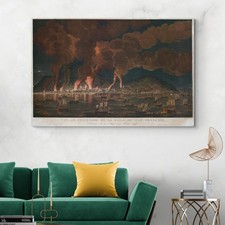 Listing image for 1793 Burning of Cap-Français – Haitian Revolution Slave Uprising History Print
