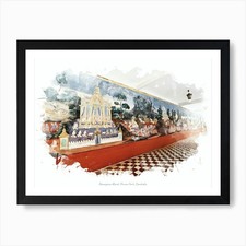 Listing image for Ramayana Mural, Phnom Penh, Cambodi Framed Wall Art Poster Canvas Print Picture