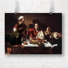 Listing image for Caravaggio: Supper at Emmaus. Religious Fine Art Print/Poster