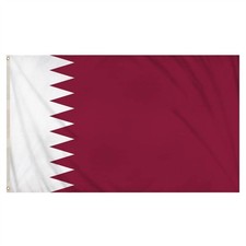 Listing image for 5X3FT Qatar National Flag Large Qatari World Cup Football Fan Sports Supporter