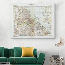 Listing image for 1935 Map of Eritrea – Italian Colonial Asmara, Red Sea Coast & Geography