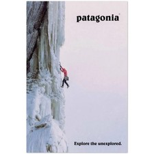 Listing image for Patagonia Explore The Unexplored Adventure Poster