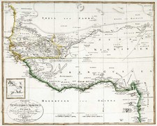 Listing image for 1817 West Africa Map Senegambia Negroland Guinea Slave Trade History Wall Poster
